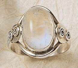 Moonstone ring
